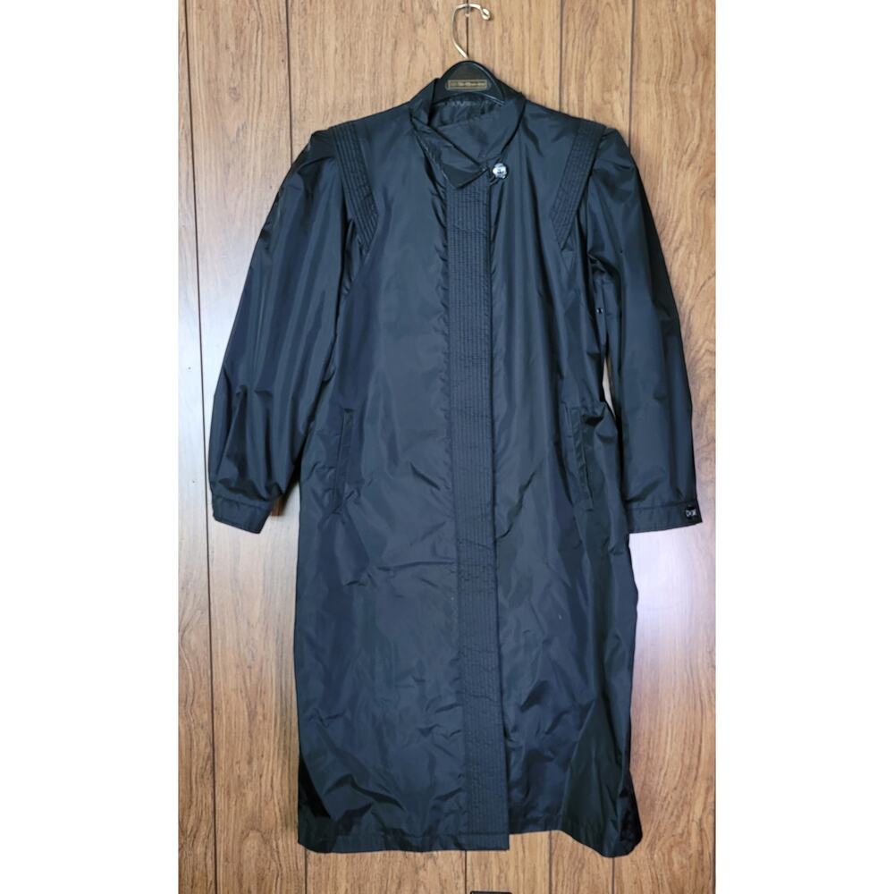 Misty Weather Womans Knee Length Rain Coat Size 7/8